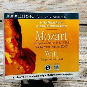 Mozart Symphony No. 34 Six German Dances Witt Symphony [1996‎ CD] BBC Music